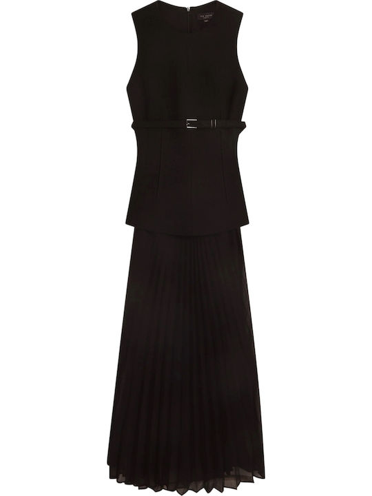 Midi-Kleid Schwarz