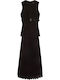 Midi-Kleid Schwarz