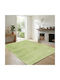 SpitiBazaar Rechteckiger Shaggy-Teppich Grün 200x290cm