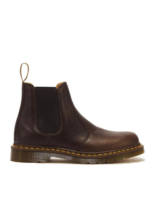 Dr. Martens 2976 Δερμάτινα Ανδρικά Μποτάκια Καφέ