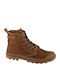 Braune Damen-Lederstiefeletten