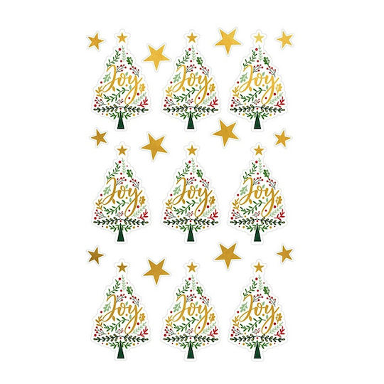 Αυτοκολλητα Bsb Απλα Christmas 1 Φύλλα