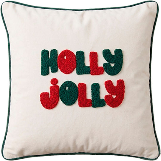Palamaiki White Christmas Decorative Pillowcase 45x45 cm