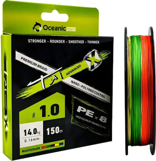 Oceanic Tai Advanced X Pex8 Νήμα Ψαρέματος Μήκους 150m