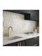 3D Wall Panel in Grey Self-Adhesive Plastic 30.5x25 cm
