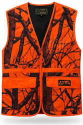 Zotta Forest Camouflage Orange Hunting Vest