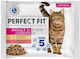 Nassfutter für Katzen mit Fleisch 4 x 85 g
