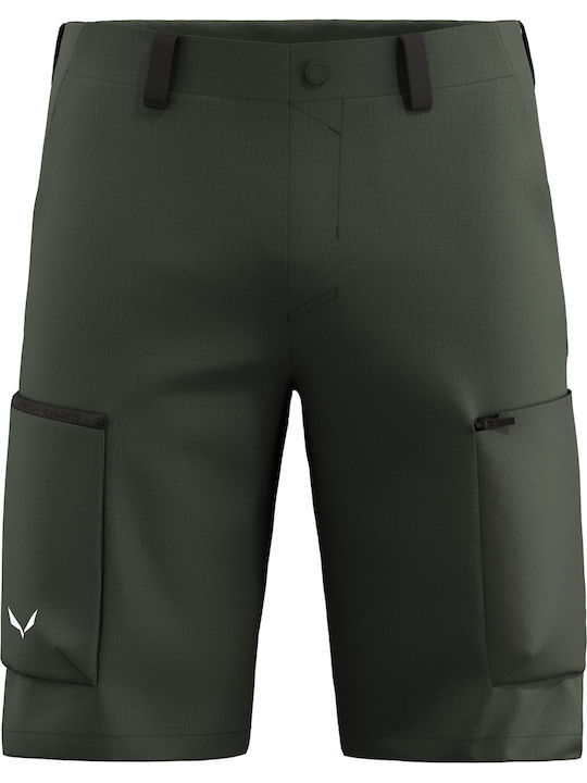 Salewa Durastretch Pantaloni Scurți de Drumeție pentru Bărbați Verzi