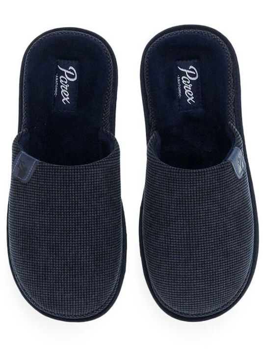 Parex Geschlossene Herren Hausschuhe Blau