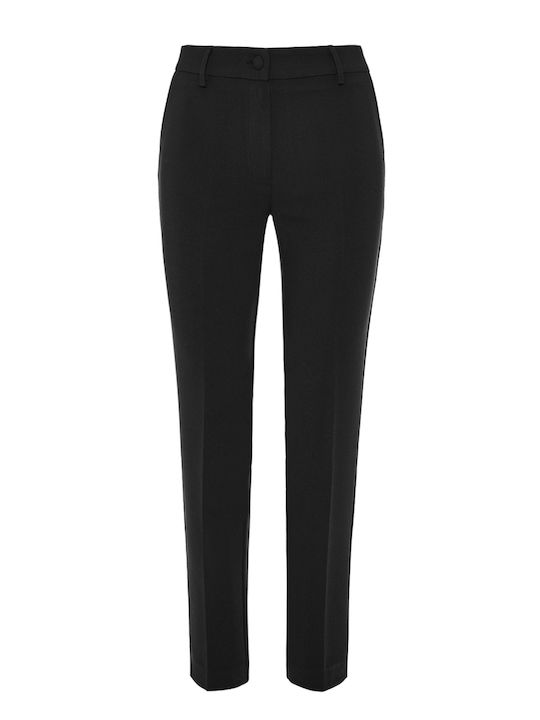Forel Pantaloni Damă din Crep Negri