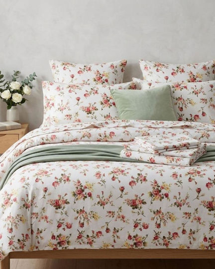 Olia Home Единичен Комплект Чаршафи 170x260 см Многоцветен (3 бр.)