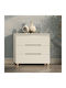 Rabbit Baby Dresser with 3 Drawers White 94x50x88cm