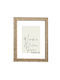 Wooden Wall-Mounted Photo Frame with Gold Frame