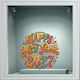 Χριστουγεννιάτικο Αυτοκόλλητο - Happy New Year 23 - 120cm X 120cm
