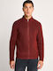 Men's Red Knitted Cardigan