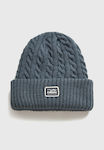 Funky Buddha Beanie Men's Knitted Beanie in Grey