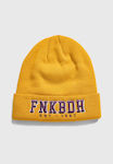 Funky Buddha Beanie Men's Knitted Beanie in Pink