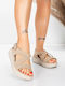 Beige Women's Summer Platforms