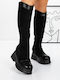 Damenstiefel mit Hohem Absatz Schwarz