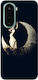Xiaomi Poco M7 Woman In Moon Transparent Silicone Tpu Θήκη