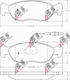 Bremsbeläge Citroen Xsara 97 Sensor 21430.17.3