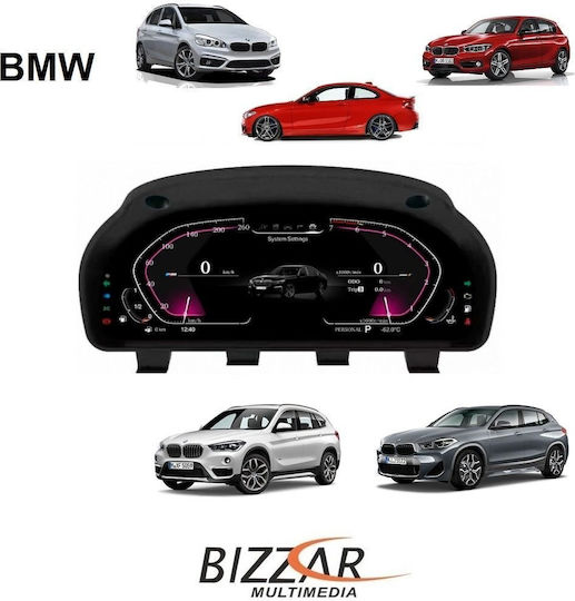 Bizzar Digital Cluster Bmw X1/x2 F48/f39 & 1er/2er Series F2x/f45 Digital Lcd Instrument Cluster 10.25" Carplay Hdmi In