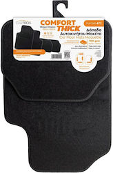 Cartech Δαπεδα Μοκετα Comfort Thick Μαυρο-μαυρο Full Set 4tmx 10425 Cartech Δαπεδα Μοκετα Comfort Thick Μαυρο-μαυρο Full Set 4tmx 10425