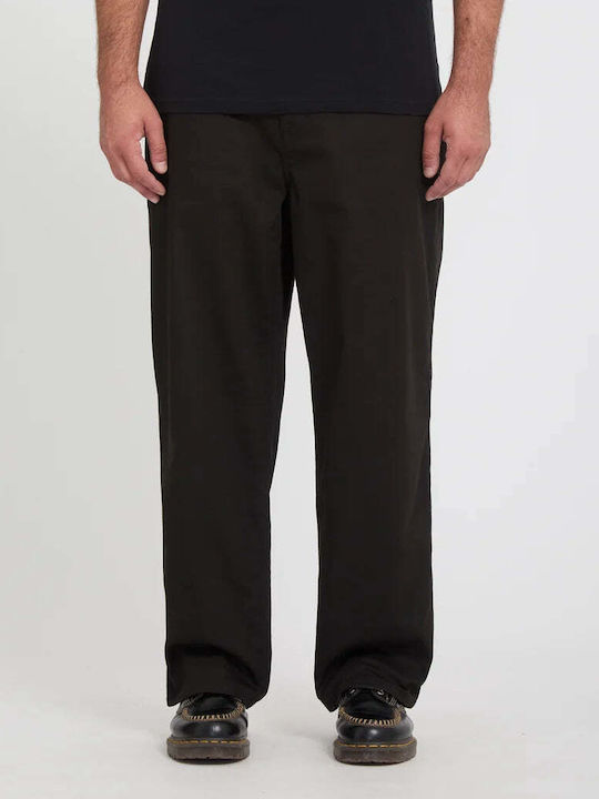 Billow Herren-Chinohose Loose Fit Schwarz