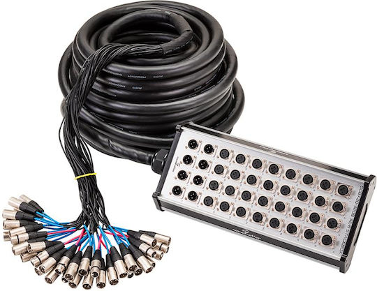 Soundsation XLR-Kabel mit XLR-Stecker – Schwarz 30 m SGBX20 3208
