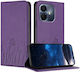 Tulips Калъф Книга Dark Purple Tcl K70 4G K70 Power 4G