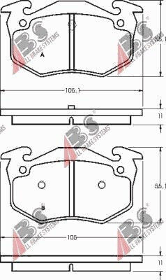 Bremstrommeln Citroen Saxo Xsara ZX Hinten 20973.11.0