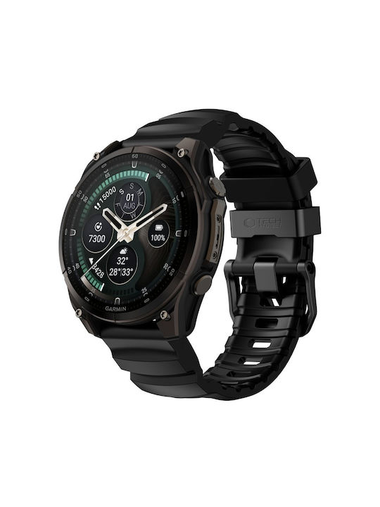 Tech-Protect Motion für Garmin Fenix 5X 5X Plus 6X 6X Pro 7X 8 8 Pro 9 9 Pro 51 mm Schwarz 5906302388523