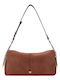 Classic Leather Women's Shoulder / Crossbody Bag Suede Castano Intenso