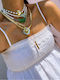 Kaleido Gold-Plated Necklace with Heart Design