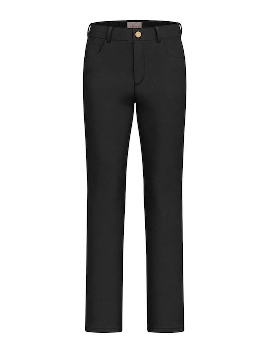 Emmquagga Pantaloni Jean pentru Femei cu Croială Slim Negri