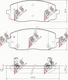 Brake Pads Kia Picanto 04 Sensor 5810107a10
