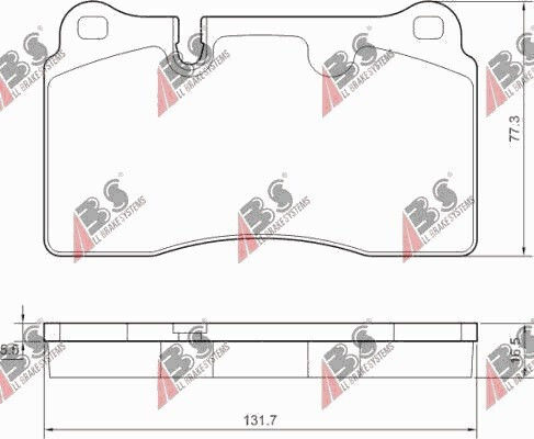 Plăcuțe de Frână Volkswagen Touareg 05 Față 7l6698151e