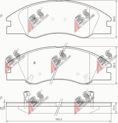 Brake Pads Kia Cerato 04 Sensor 581012fa20