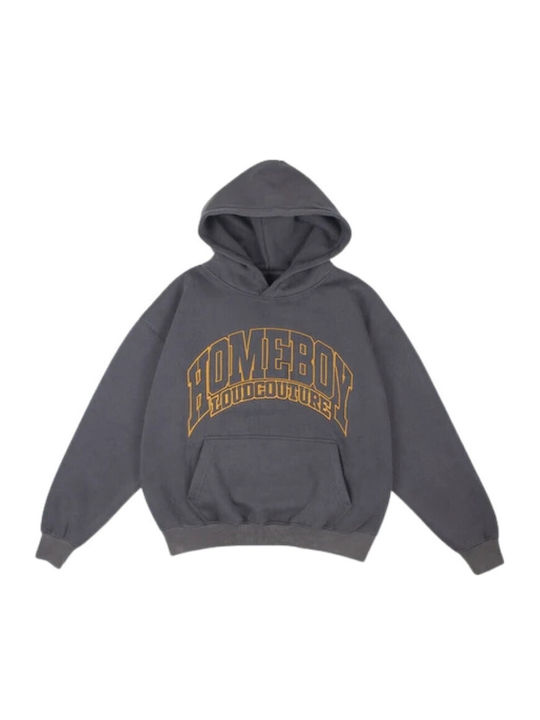 Homeboy Grey Hooded Sweatshirt