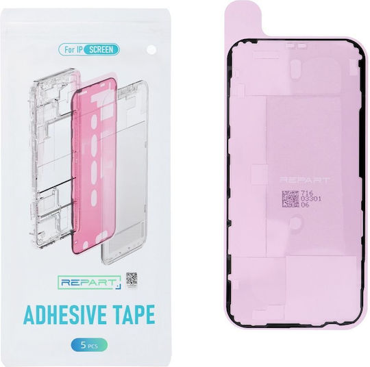 Repart Capac Spate Adeziv iPhone 15 Set de 5 Bucăți