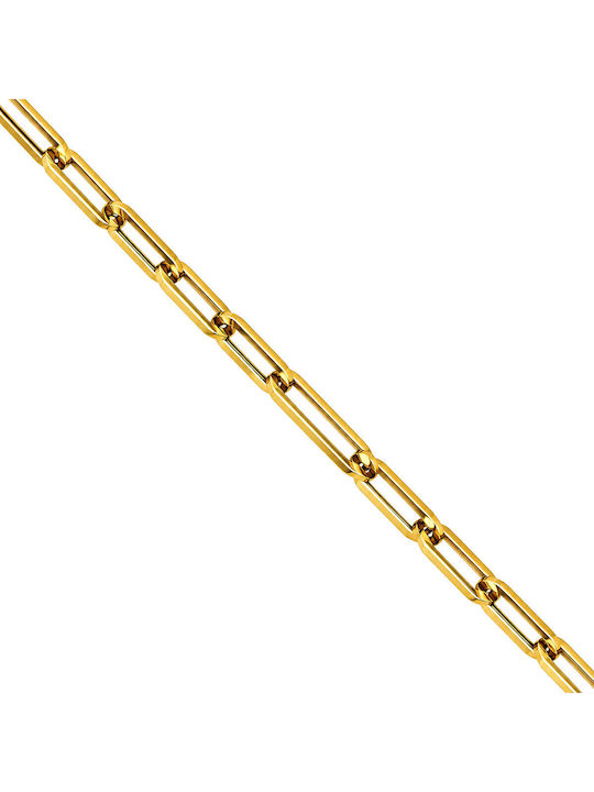 Xryseio Damen-Armband Kette aus 9-karätigem Gold