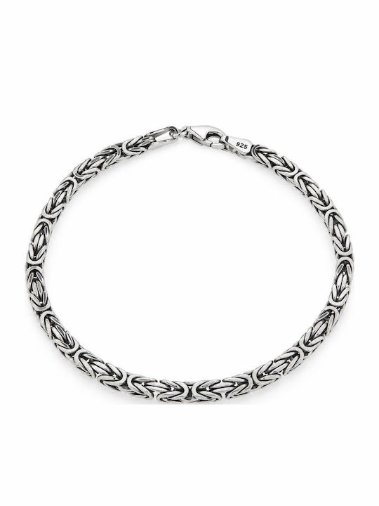 Ulysses Silver Ανδρικό Βραχιόλι Ασήμι 925 Ulysses Silver Ανδρικό Βραχιόλι Ασήμι 925