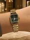 Women's Battery-Powered Watch with Gold Stainless Steel Bracelet