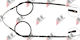Handbrake Cable Fiat Fiorino 93-01 Rear 7739156