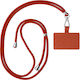Zanaé Cordella Series Adjustable Smartphone Neck Lanyard Adapter Orange