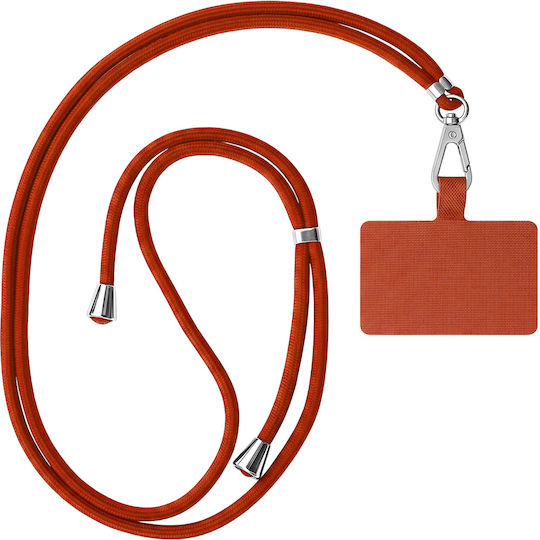 Zanaé Cordella Series Adjustable Smartphone Neck Lanyard Adapter Orange
