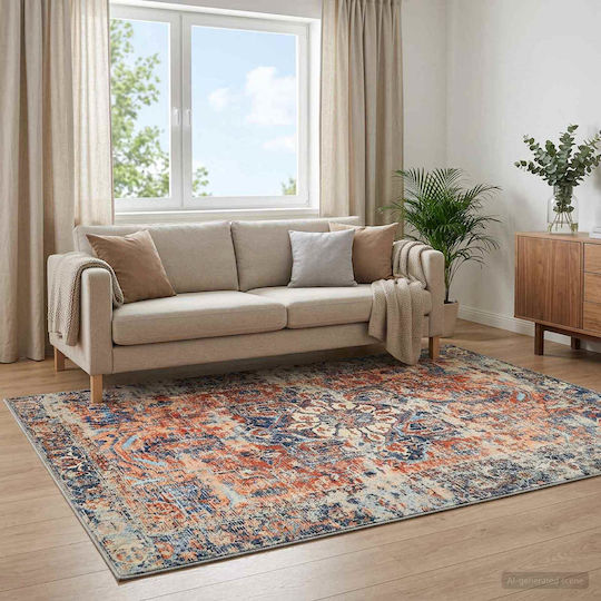 vidaXL Oriz Rectangular Rug Orange 120x170cm