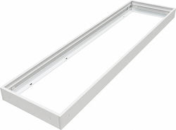 Λευκό Πλαίσιο Εξωτερικής Τοποθέτησης Panel 120x30 Evivak Evivak-111396 Evivak-111396