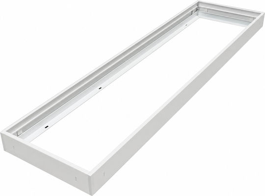 Бяла Рамка за Външен Монтаж на Панел 120x30 Evivak Evivak-111396 Evivak-111396