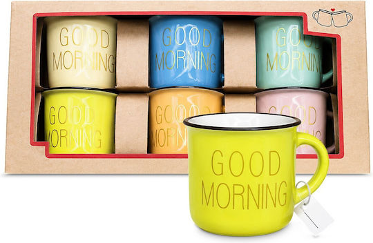 HOMie Good Morning Чаша от Порцелан 120 мл 6 бр HOMie Good Morning Чаша от Порцелан 120 мл 6 бр